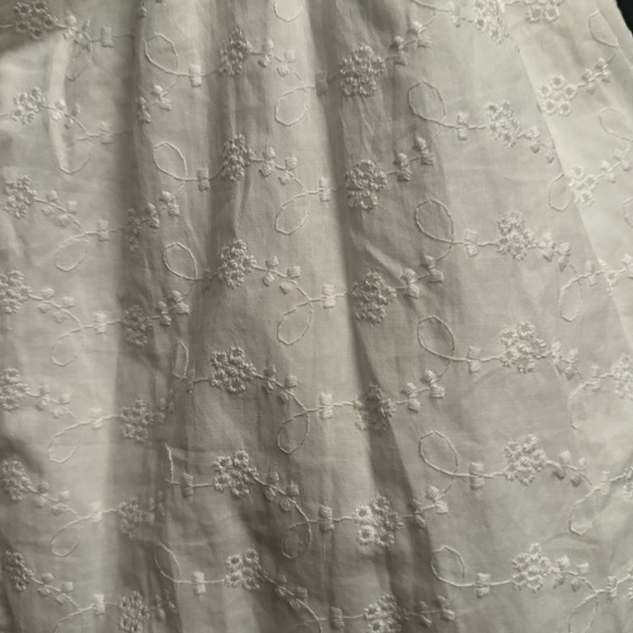 🥰 Juniors' Live To Be Spoiled Sleeveless Eyelet Faux Wrap Skater Dress, size L - Picture 7 of 10